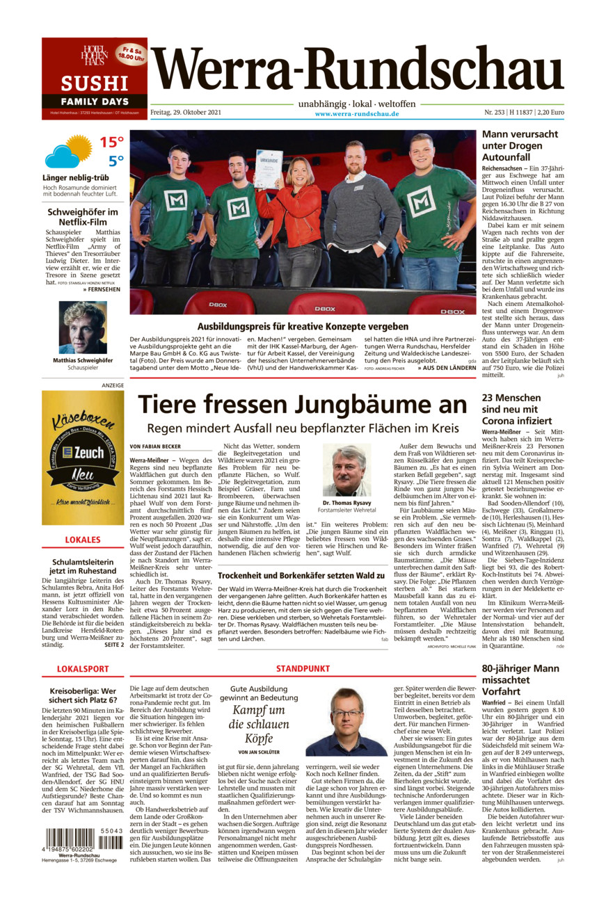 Magazine vom Freitag, 29.10.2021